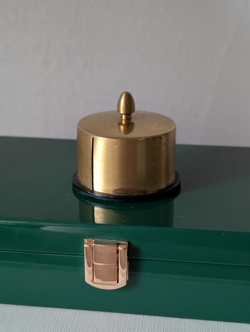Vintage Brass Postage Stamp Roll Dispenser
